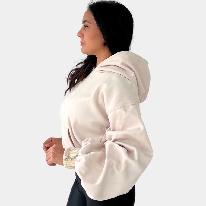 Hoodie Beige "Artesan Luxe"