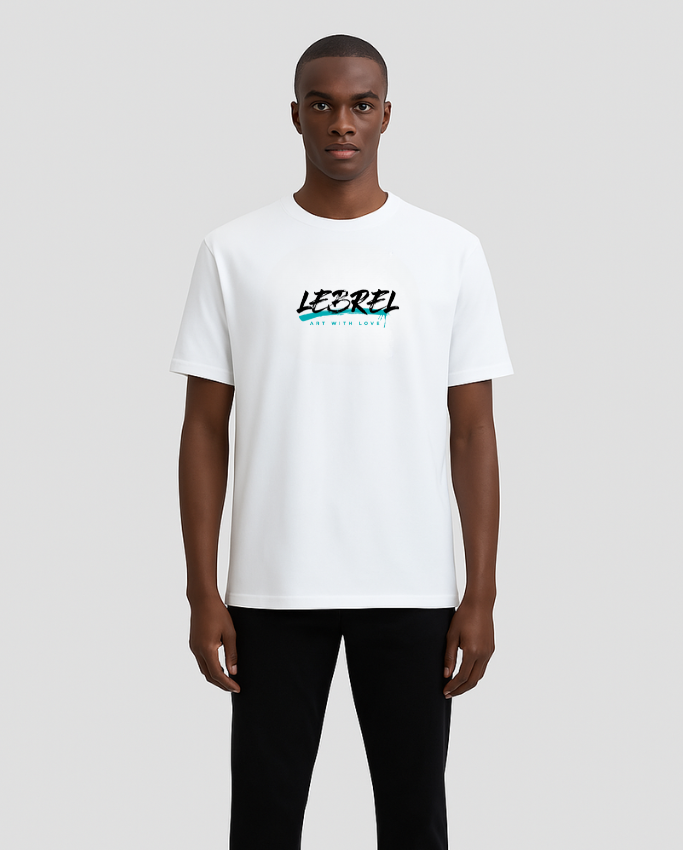 Camiseta Hombre Clásica Blanca – Art with Love