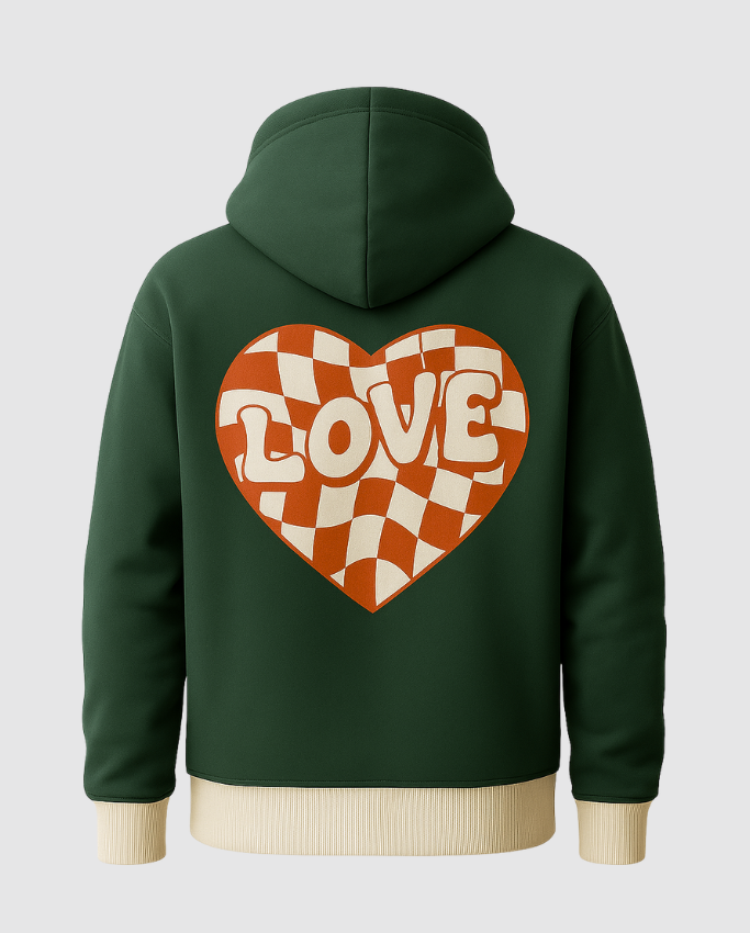 Hoodie Oversize Corazón LOVE