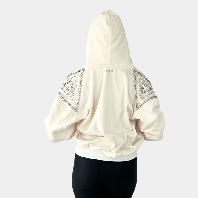 Hoodie Beige "Gleam Couture" (copia)