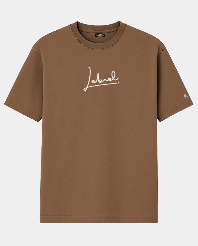 Camiseta Hombre Oversize – Essenza Mocha