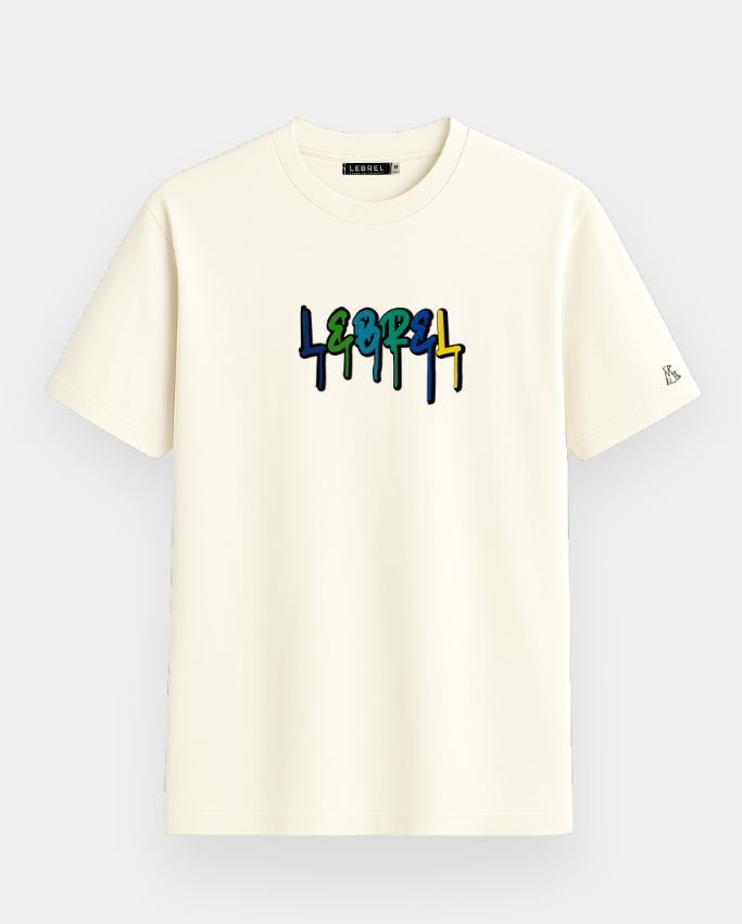 Camiseta Hombre Clásica Blanco hueso – Painting Lebrel