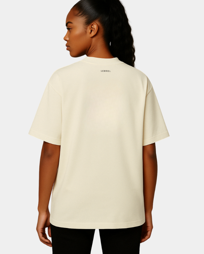 Camiseta Unisex Oversize Blanco hueso – Lebrel Pets