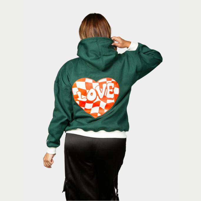 Hoodie Oversize Corazón LOVE