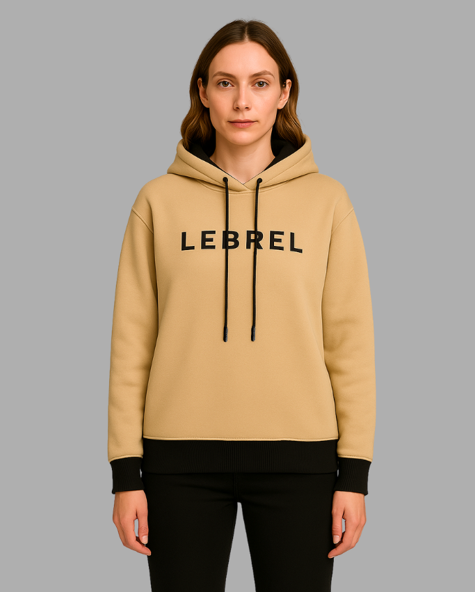 Hoodie unisex oversize Beige