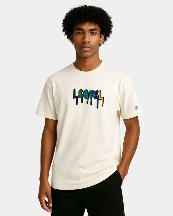 Camiseta Hombre Clásica Blanco hueso – Painting Lebrel