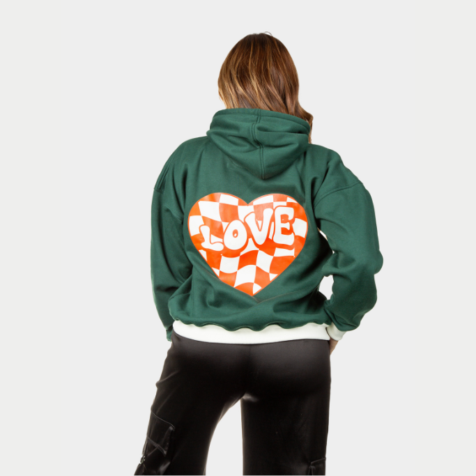 Hoodie Oversize Corazón LOVE