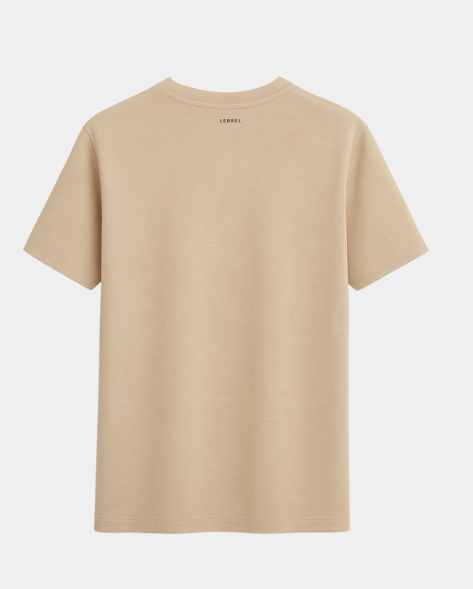 Camiseta Hombre Clásica Crema – Painting Lebrel