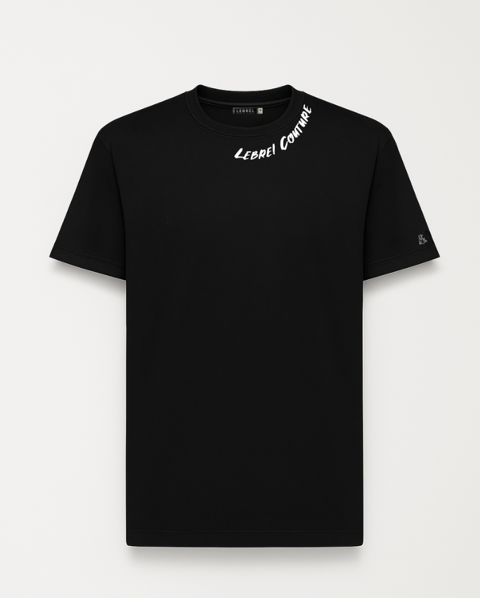 Camiseta Hombre Oversize negra – LEBREL COUTURE