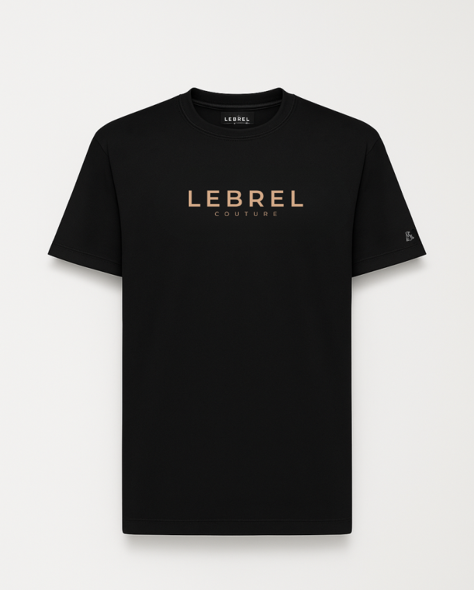 Camiseta Oversize Negra – Lebrel Couture