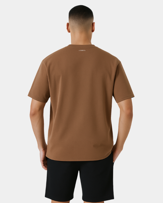 Camiseta Hombre Oversize – Mocha Trace Lebrel