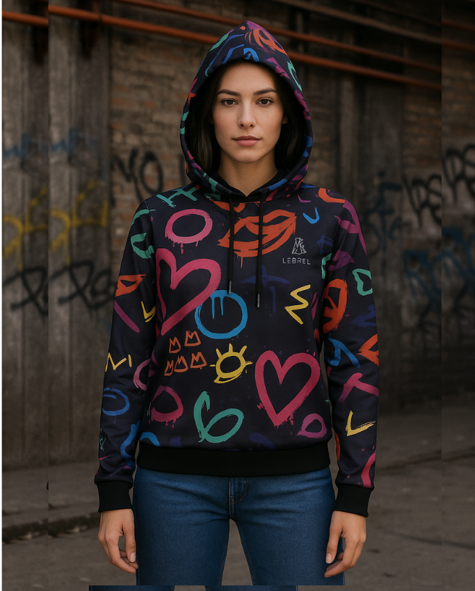 Hoodie de Mujer Diseño Urbano