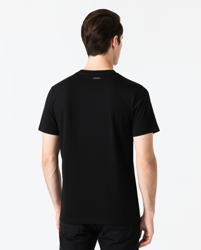 Camiseta Hombre Oversize negra – LEBREL COUTURE