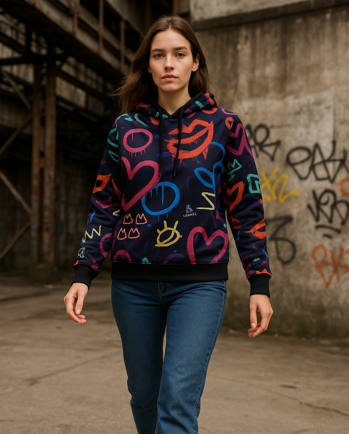 Hoodie de Mujer Diseño Urbano