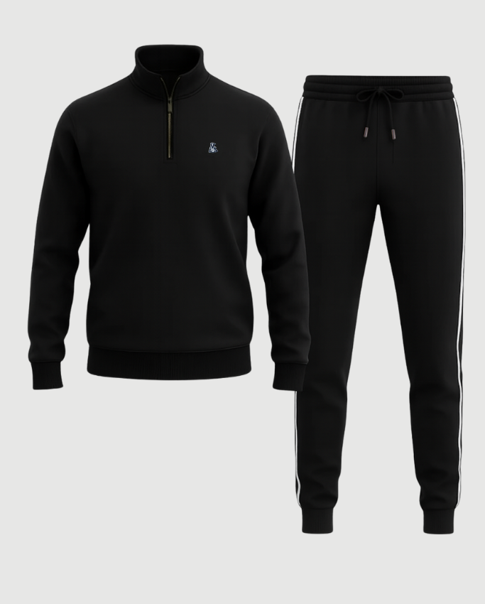 Set Navy Club by LEBREL  Hombre - Negro