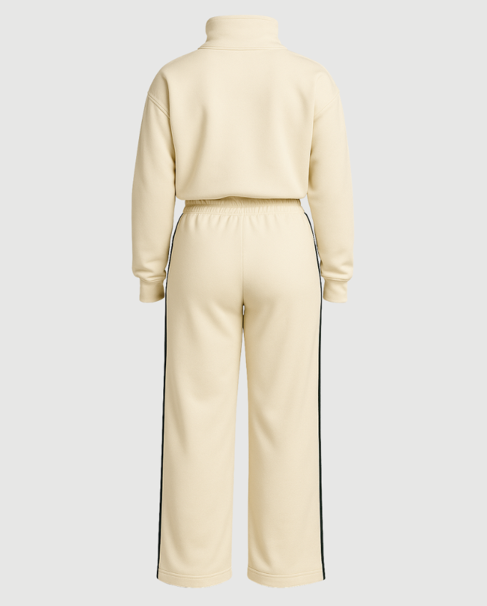 Set Lujo Deportivo Mujer Crema