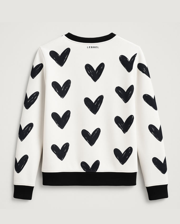 Sweater con corazones