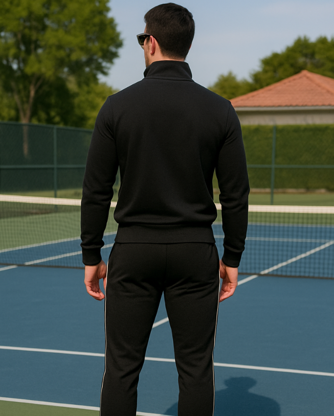 Set Navy Club by LEBREL  Hombre - Negro