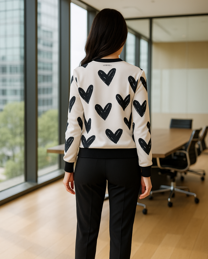 Sweater con corazones