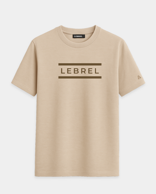 Camiseta Hombre Oversize – Bold Frame Cream