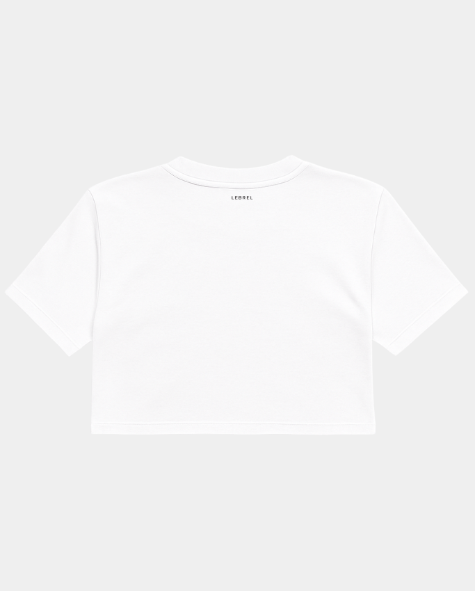 Croptop Oversize Blanco – Corazon Azul LEBREL COUTURE