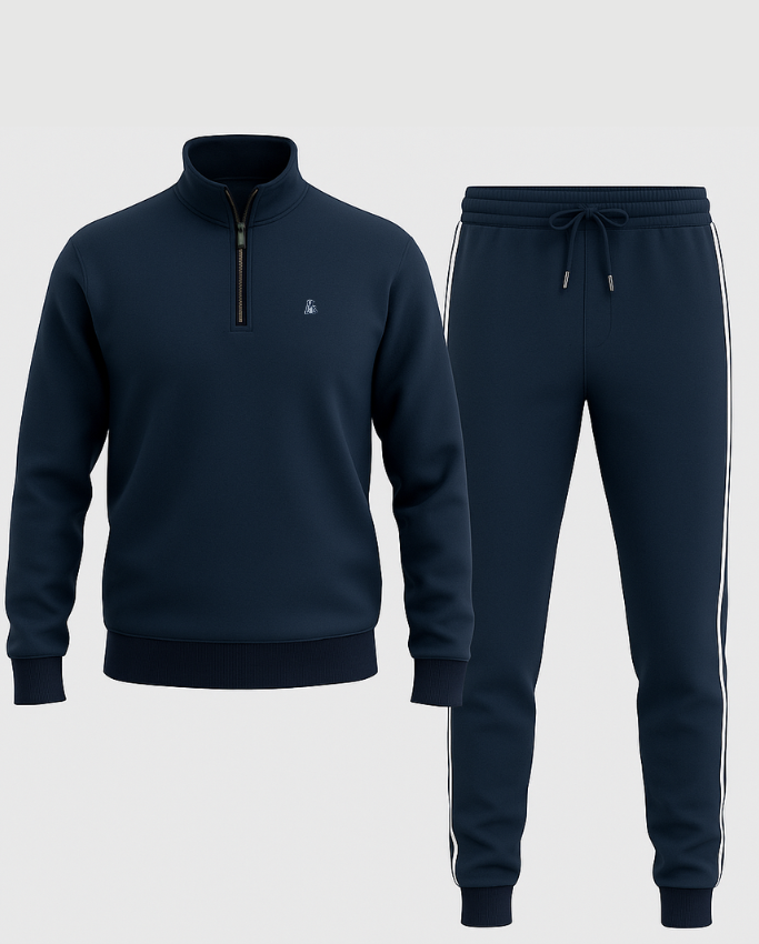 Set Navy Club by LEBREL  Hombre - Azul Noche
