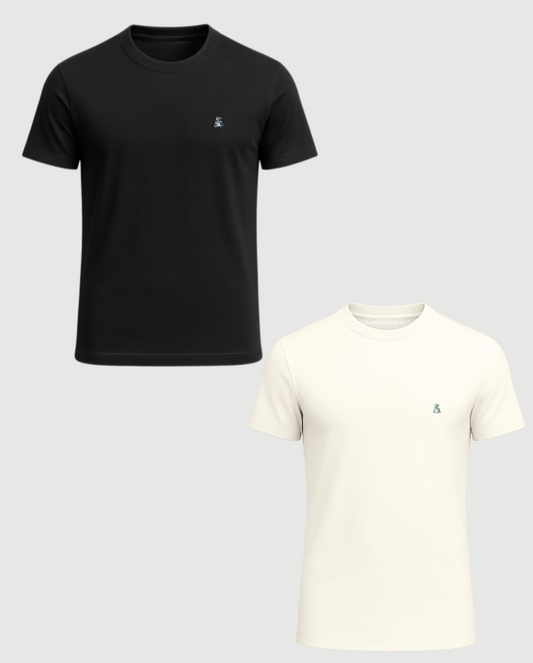 Essential Pack by LEBREL - Negro y Blanco Hueso