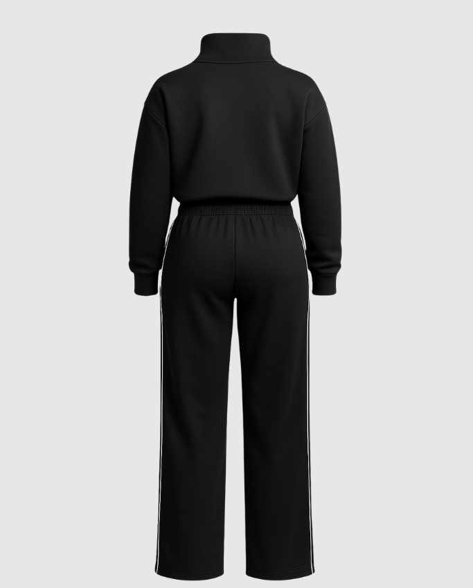 Set Lujo Deportivo Mujer Negro