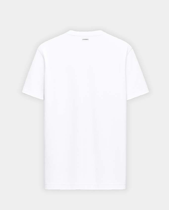 Camiseta Unisex Oversize Blanca – Magenta Paint