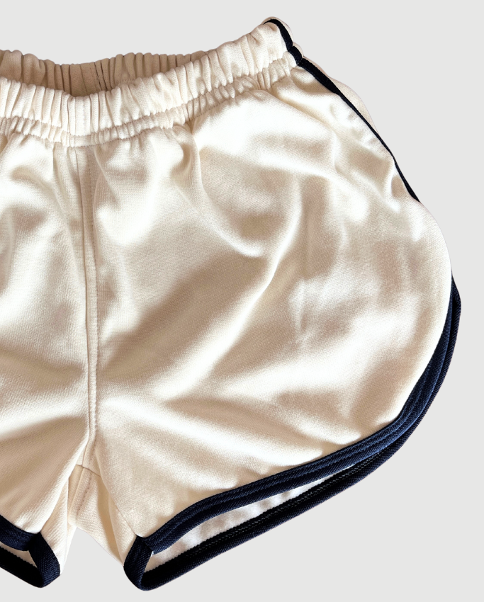Set Sport By Lebrel Saco  y Short - Crema