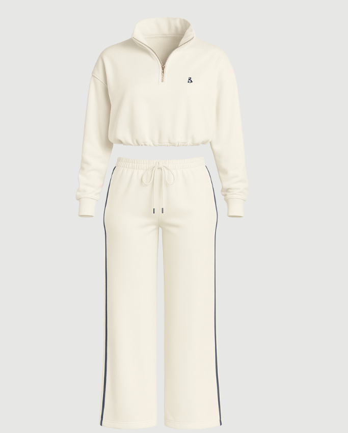 Set Lujo Deportivo Mujer Blanco hueso